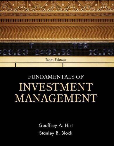 Fundamentals Of Investment Management 10Th