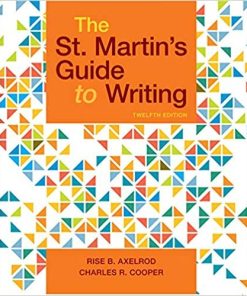 The St Martin8217s Guide to Writing 12th