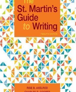 The St Martins Guide To Writing 12Th
