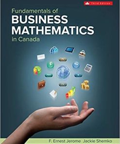 Fundamentals of Business Mathematics in Canada 3rd Canadian