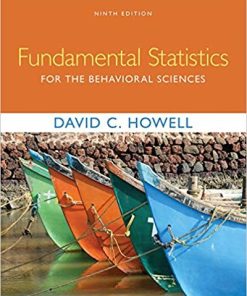 Fundamental Statistics for the Behavioral Sciences 9th by David C Howell
