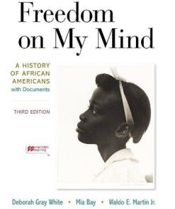 Freedom On My Mind A History Of African Americans With Documents 3Rd