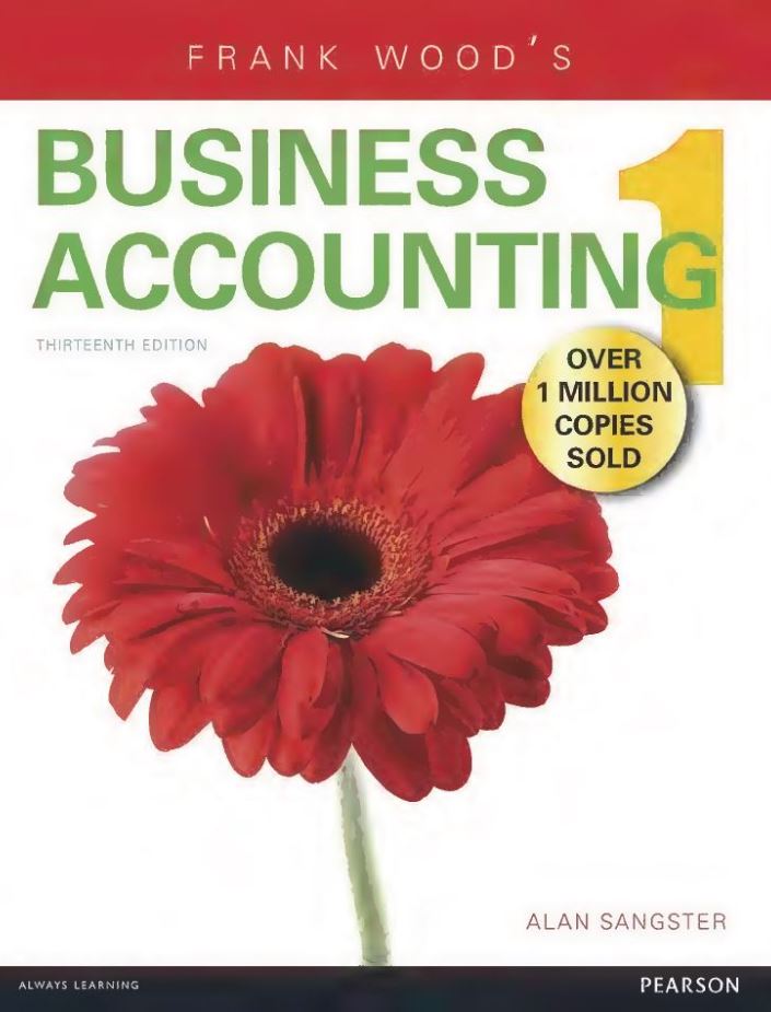 Frank Wood8217s Business Accounting Over 1 13th 13E