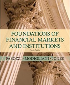 Foundations of Financial Markets Institutions 4th
