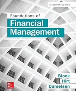 Foundations of Financial Management 16th by Stanley Block
