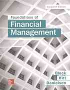 Foundations Of Financial Management 16Th