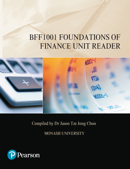 Foundations of Finance Unit Reader BFF1001 Custom