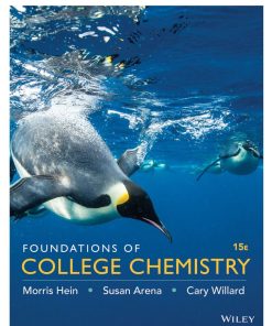 Foundations of College Chemistry 15th 15E