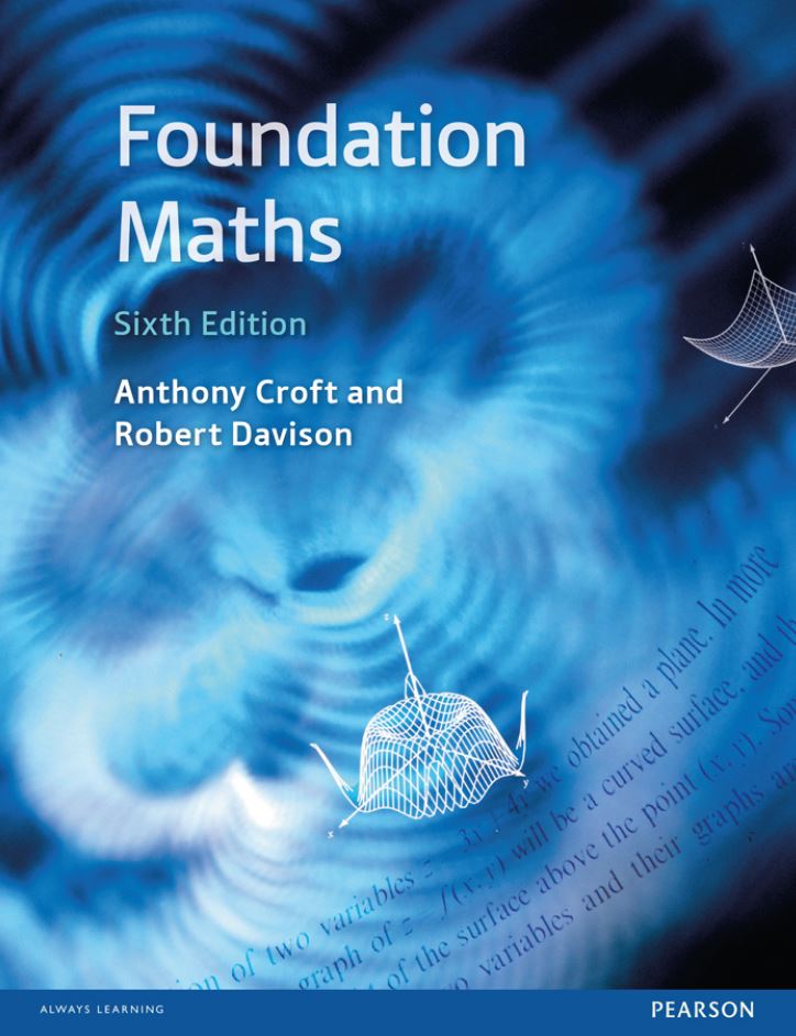 Foundation Maths 6th 6E Anthony Croft