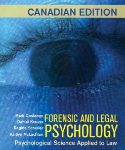 Forensic and Legal Psychology Psychological Science Applied to Law