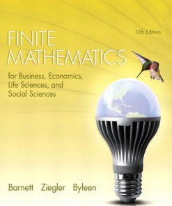 Finite Mathematics 13th 13E Raymond Barnett