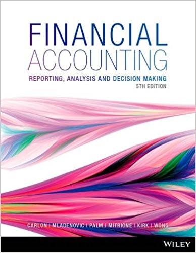 Financial Accounting Reporting Analysis Decision Making 5th