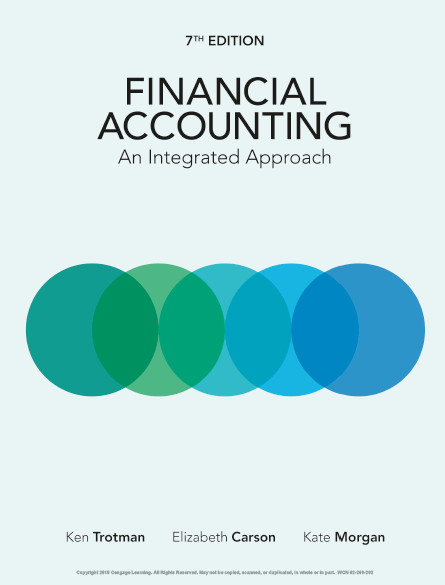 Financial Accounting An Integrated Approach 7th Australian