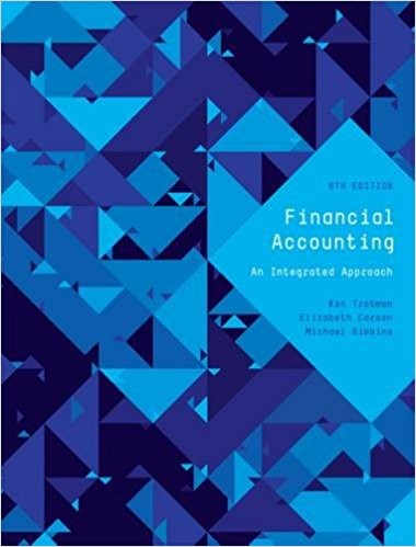 Financial Accounting An Integrated Approach 6th