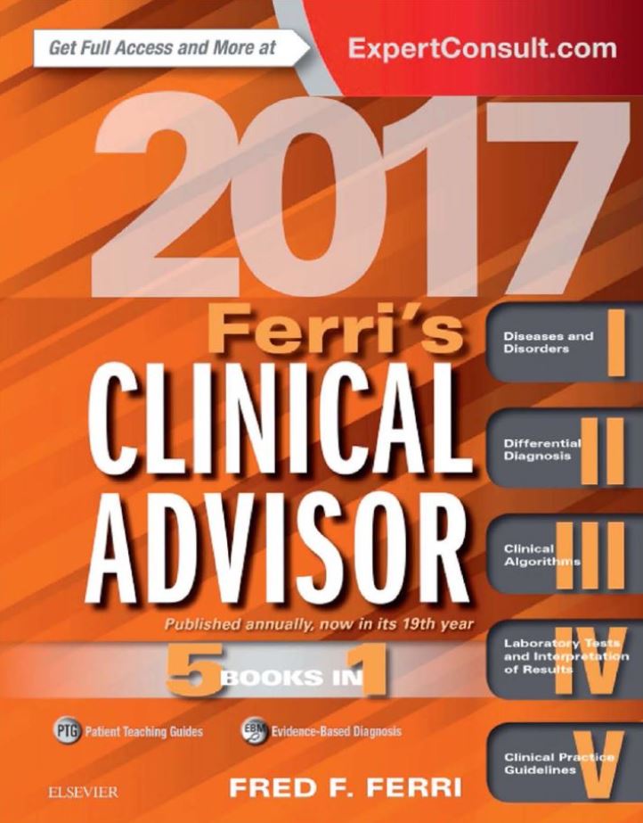 Ferri8217s Clinical Advisor 2017 5 Books In 1 19th 19E