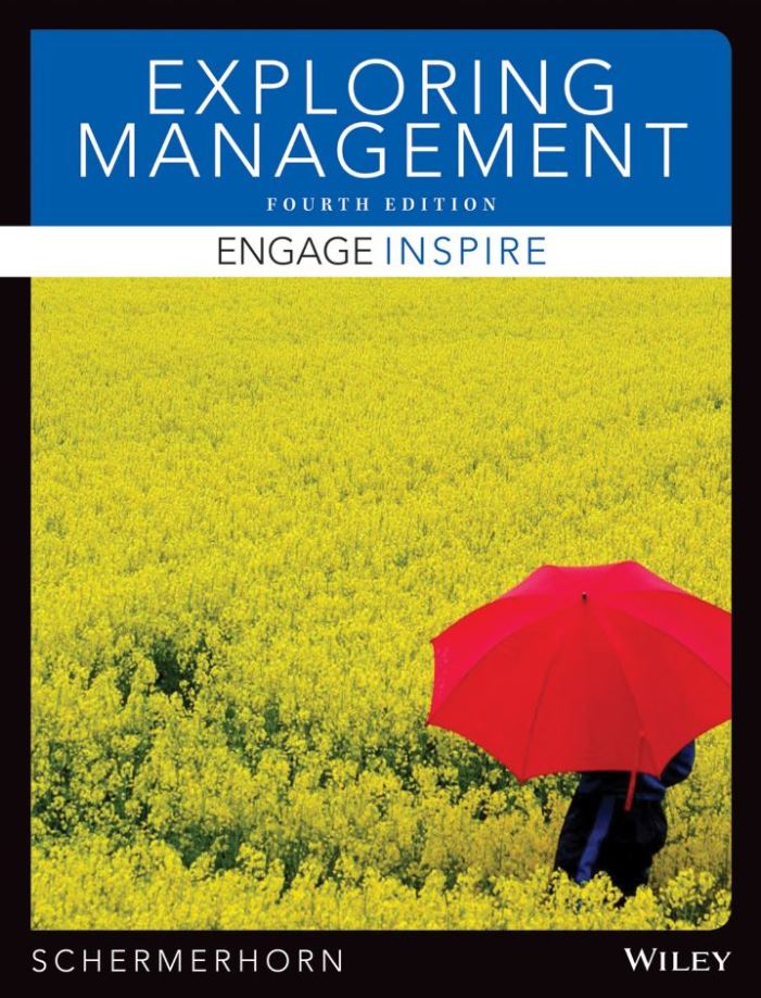 Exploring Management 4th 4E John Schermerhorn