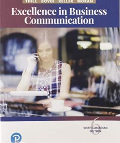 Excellence in Business Communication Sixth Canadian