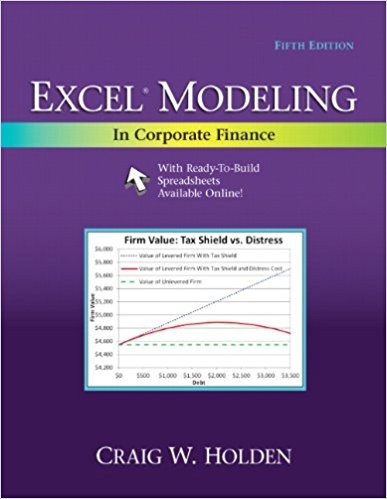Excel Modeling in Corporate Finance 5th